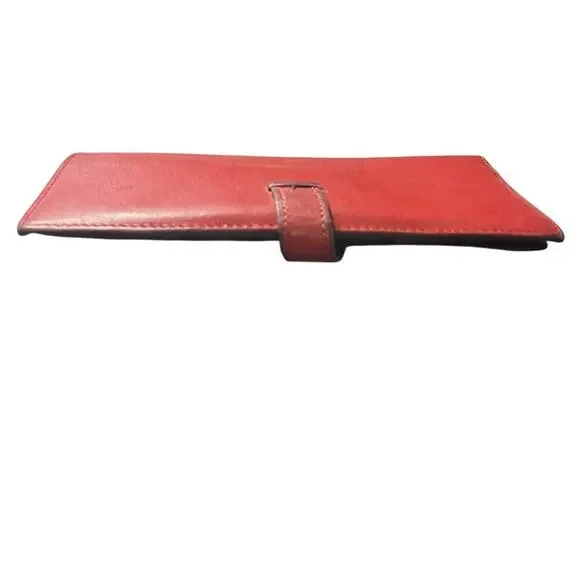 Hermès Bearn Classic Long Wallet Red Leather Gold Hardware 2004 - Picture 9 of 16